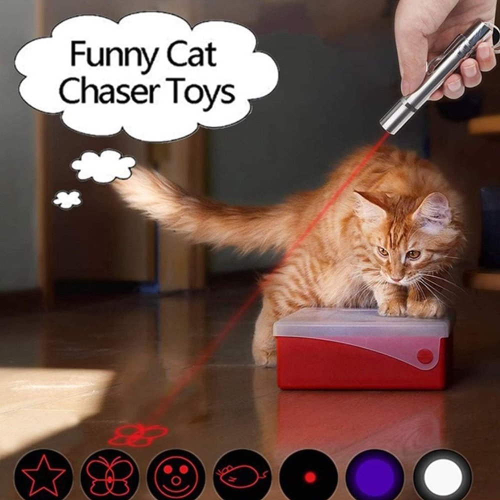 Cat Laser Toy, Red Dot LED Light Pointer Interactive